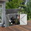 Costway 65438027 Horizontal Storage Shed 68 Cubic Feet for Garbage Cans