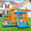 Costway 65719832 5-in-1 Inflatable Bounce Castle with Ocean Balls and 735W Blower