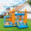 Costway 65719832 5-in-1 Inflatable Bounce Castle with Ocean Balls and 735W Blower
