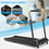 Costway 67904312 Compact Folding Treadmill with Touch Screen APP Control-Black