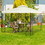 Costway 68157039 2 Tiers 10 x 10 Feet Patio Gazebo Canopy Tent