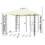 Costway 68157039 2 Tiers 10 x 10 Feet Patio Gazebo Canopy Tent