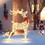 Costway 68159402 Lighted Standing Reindeer with Stakes for Christmas Decoration