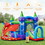 Costway 68230941 Kids Inflatable Bounce House Dragon Jumping Slide Bouncer Castle