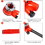 Costway 68513974 Ratchet Ratcheting Pipe Threader Kit Set