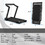 Costway 68591407 4.0HP Foldable Electric Treadmill Jogging Machine with Speaker LED-Black