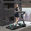 Costway 68591407 4.0HP Foldable Electric Treadmill Jogging Machine with Speaker LED-Black