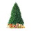 Costway 69018523 5 Feet Artificial Fir Christmas Tree with LED Lights and 600 Branch Tips
