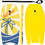 Costway 69570231 Super Lightweight Surfboard with Premium Wrist Leash-M
