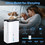 Costway 71049532 100-Pint Dehumidifier with Smart App and Alexa Control for Home and Basements-White