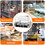Costway 71483950 Stainless Steel Commercial 11 Roller Grill and 30 Hot Dog Cooker Machine