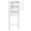 Costway 71590428 Over the Toilet Storage Cabinet Bathroom Space Saver with Tempered Glass Door