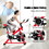 Costway 71639284 Adjustable Exercise Bicycle for Cycling and Cardio Fitness