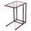 Costway 71830942 Sofa End Table Coffee Side Table with Glass Top