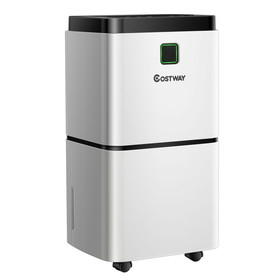 Costway 71983024 24 Pints 1500 Sq. ft Dehumidifier for Medium to Large Room with Indicator