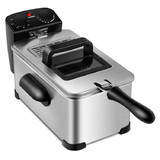 Costway 72098163 3.2 Quart Electric Stainless Steel Deep Fryer with Timer