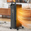 Costway 74231659 1500W Oil Filled Space Heater with 3-Level Heat