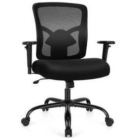 Costway 74590386 400LBS Mesh Big and Tall Office Chair Swivel Task Chair