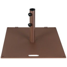 Costway 75196843 50 LBS Weighted 24 Inch Square Patio Umbrella Base