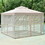 Costway 75480931 10 Feet x 10 Feet Awning Patio Screw-free Structure Canopy Tent