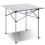 Costway 76582431 Roll Up Portable folding Camping Aluminum Picnic Table