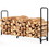 Costway 78093216 8 Feet Outdoor Steel Firewood Log Rack