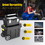 Costway 80375941 2-in-1 Rolling Tool Box Set Mobile Tool Chest Storage Organizer Portable