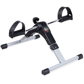 Costway 80637514 Folding Under Desk Indoor Pedal Exercise Bike for Arms Legs