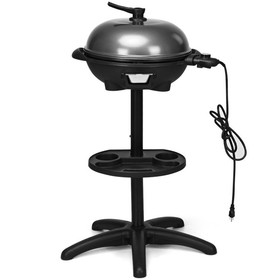 Costway 80729634 1350 W Outdoor Electric BBQ Grill with Removable Stand