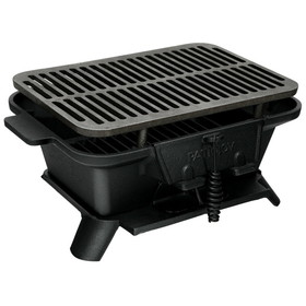 Costway 81059627 Heavy Duty Cast Iron Tabletop BBQ Grill Stove for Camping Picnic