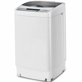 Costway 81245067 9.92 lbs Full-automatic Washing Machine with 10 Wash Programs