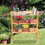 Costway 81369407 Garden Wooden Potting Bench Work Station with Hook