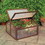 Costway 82149637 Double Box Garden Wooden Greenhouse