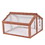 Costway 82149637 Double Box Garden Wooden Greenhouse