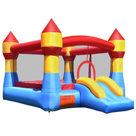 Costway 82174965 Inflatable Bounce House Castle Jumper Without Blower