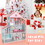 Costway 83296714 3-Tier Toddler Doll House with Furniture Gift for Age over 3