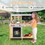 Costway 83621597 Outdoor Kid's Mud Kitchen Set with Detachable Water Box for Toddlers Over 3+