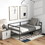 Costway 83641975 Twin Size Metal Daybed Frame for Living Room Bedroom