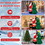 Costway 84132967 6 Feet Inflatable Christmas Tree and Santa Claus with LED and Air Blower