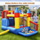 Costway 85127963 Inflatable Bounce House with Basketball Rim and 780W Blower