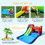 Costway 85296304 Inflatable Water Slide with Ocean Balls for Kids without Blower