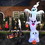 Costway 85790364 10 Feet Giant Inflatable Halloween Overlap Ghost Decoration with Colorful RGB Lights