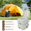 Costway 86039241 5.3 Gallon 20 L Portable Travel Toilet for Camping RV Indoor Outdoor
