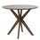 Costway 86394502 36 Inch Round Wood Dining Table with Intersecting Pedestal Base