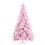 Costway 86405237 7.5 Feet Flocked Christmas Tree