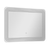 Costway 86497231 LED Bathroom Vanity Wall-Mount Mirror with Touch Button