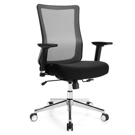 Costway 87046925 Ergonomic Mesh Office Chair Sliding Seat Height Adjustable with Armrest