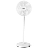 Costway 87190654 16 Inch Oscillating Pedestal 3-Speed Adjustable Height Fan with Remote Control-White