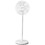 Costway 87190654 16 Inch Oscillating Pedestal 3-Speed Adjustable Height Fan with Remote Control-White