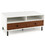 Costway 89234715 2 Tier 40 Inch Length Modern Rectangle Coffee Table with Storage Shelf and Drawers-White